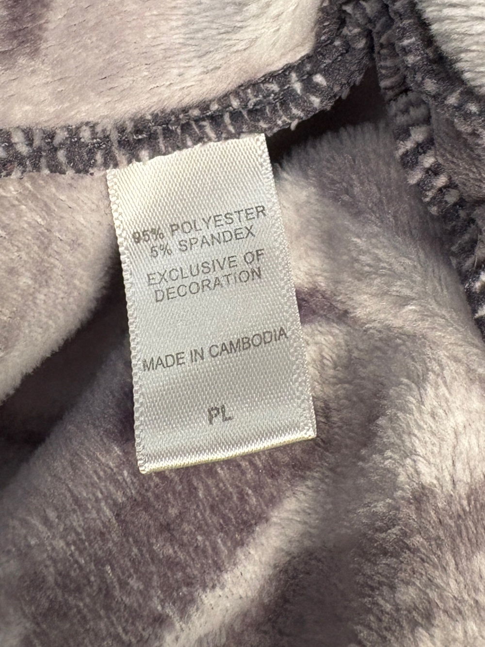 Cuddl Duds Pajamas Loungewear Marble Ultra Plush Soft Velvet Like Petite Large - Picture 13 of 16